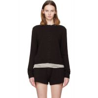 LISA YANG Brown Wilona Cardigan 261581F095000
