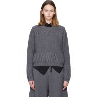 LISA YANG Gray Signe Sweater 261581F096004