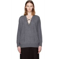 LISA YANG Gray Erna Sweater 261581F100001