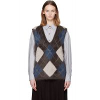 LISA YANG Brown Amelly Sweater Vest 261581F100002