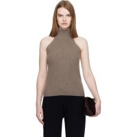 LISA YANG Taupe The Freya Top 261581F111015