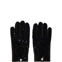 Ernest W. Baker Black Sequin Driving Gloves 261600M135003