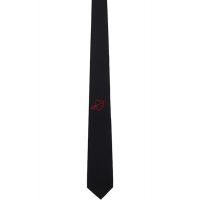 Ernest W. Baker Black Heart Embroidered Tie 261600M158000