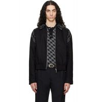 Ernest W. Baker Black Varsity Jacket 261600M180011