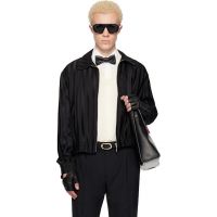 Ernest W. Baker Black Harrington Jacket 261600M180012