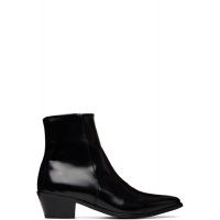 Ernest W. Baker Black 70s Boots 261600M228001