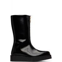Ernest W. Baker Black Zipp Boots 261600M228004