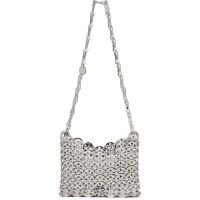 Rabanne Silver Iconic Nano 1969 Bag 261605F048000