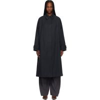 Studio Nicholson Navy Holin Technical Cotton Trench Coat 261608F059002
