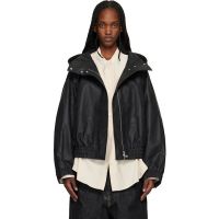 Studio Nicholson Black Cabot Jacket 261608F063003