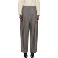 Studio Nicholson Gray Lira Trousers 261608F087003