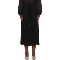 Studio Nicholson Black Oates Midi Skirt 261608F092005