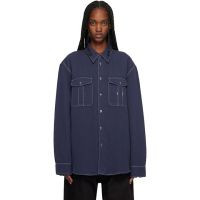 Studio Nicholson Blue Louro Shirt 261608F109002