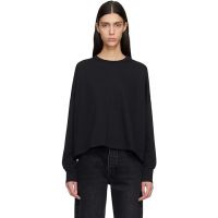 Studio Nicholson Black Loop Long Sleeve T-shirt 261608F110013