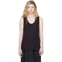 Studio Nicholson Burgundy Votan Jersey Tank Top 261608F111002