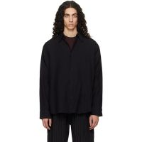 Studio Nicholson Black View Shirt 261608M192006
