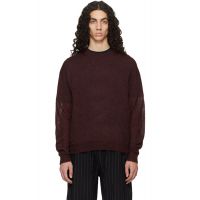 Studio Nicholson Burgundy Gulf Sweater 261608M201003