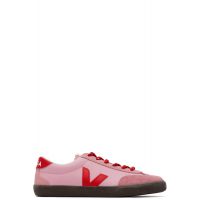 VEJA Pink Volley Leather Sneakers 261610F128000