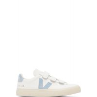 VEJA White & Blue Recife Leather Sneakers 261610F128007