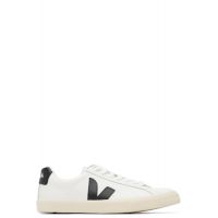 VEJA White & Black Esplar Leather Sneakers 261610F128018