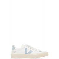 VEJA White & Blue Campo Leather Sneakers 261610F128021