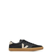 VEJA Black Volley Leather Sneakers 261610M237023
