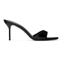Paris Texas Black Lidia 70 Patent Leather Heeled Sandals 261616F125025
