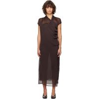 Paloma Wool Brown Sully Maxi Dress 261648F055000