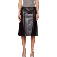 Paloma Wool Brown Fuster Midi Skirt 261648F092006