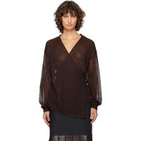 Paloma Wool Brown Sudi Cardigan 261648F095006