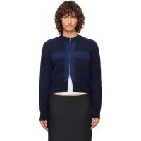 Paloma Wool Navy Cruz Zip Sweater 261648F095009