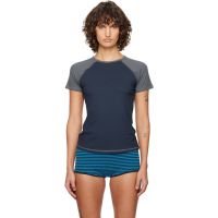 Paloma Wool Navy & Gray Cruiff T-shirt 261648F110006