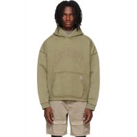 Khaki Represent Embellished Hoodie 261655M202019