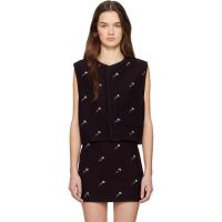 Rier Purple Walker Flowers Vest 261661F111002