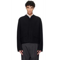 Rier Black Walker City Crop Jacket 261661M180002