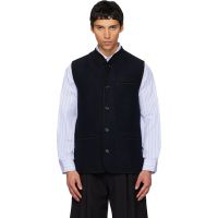 Rier SSENSE Exclusive Navy Walker Vest 261661M185000