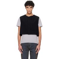 Rier Black Walker Gilet Utility Vest 261661M185003