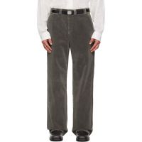 Rier SSENSE Exclusive Gray Corduroy Trousers 261661M191000