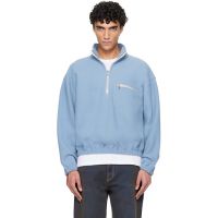 Rier Blue Fleece Sweater 261661M202004