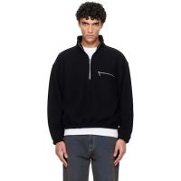 Rier Black Fleece Sweater 261661M202006
