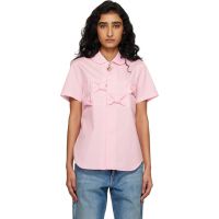 Comme des Garcons Girl Pink Cotton Broad Shirt 261670F109000