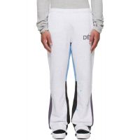 Gallery Dept. Gray Dept Logo Painted Flare Sweatpants 261672M190004