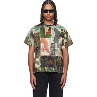 Gallery Dept. Khaki Mixed Camo T-shirt 261672M213004