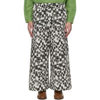 Toogood Black & White The Boxer Trousers 261676M191009