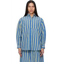 Toogood Blue & Green The Clown Shirt 261676M192013