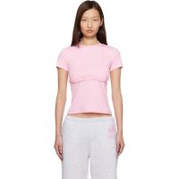 Sandy Liang Pink Effie T-shirt 261677F110001