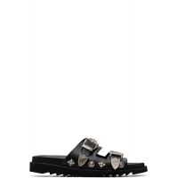 Toga Virilis Black Buckle Sandals 261688M234007