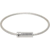 Le Gramme Pyramid Guilloche Cable 9g Bracelet 261694M142007