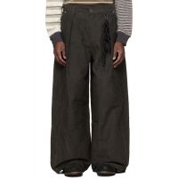 Song for the Mute Black Super Baggy Trousers 261699M191007