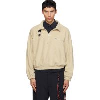 Song for the Mute Beige Zip Funnel Sweatshirt 261699M205001